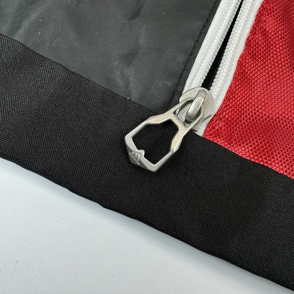 Adidas Drawstring Backpack Red Black 68 Logo Gym Sackpack‎ Sports Bag